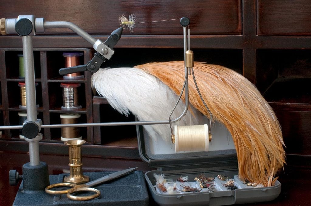fly tying bench