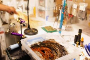 fly tying desk