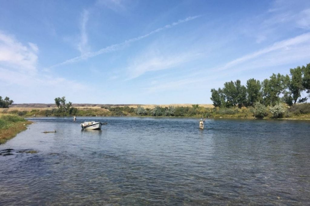 The BigHorn River