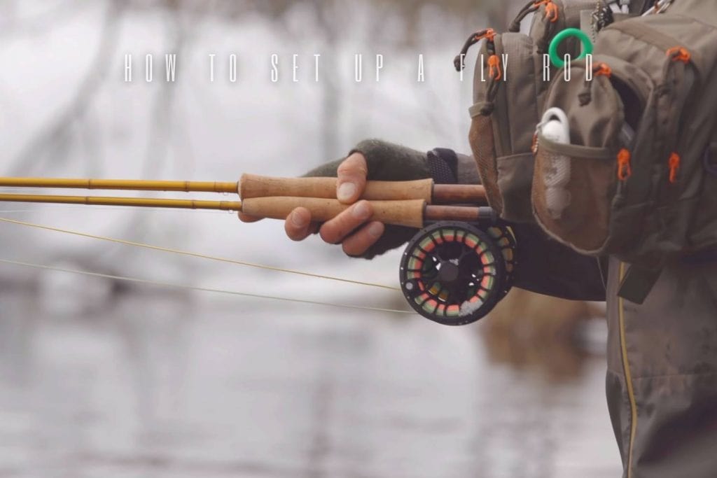 how to set up a fly rod