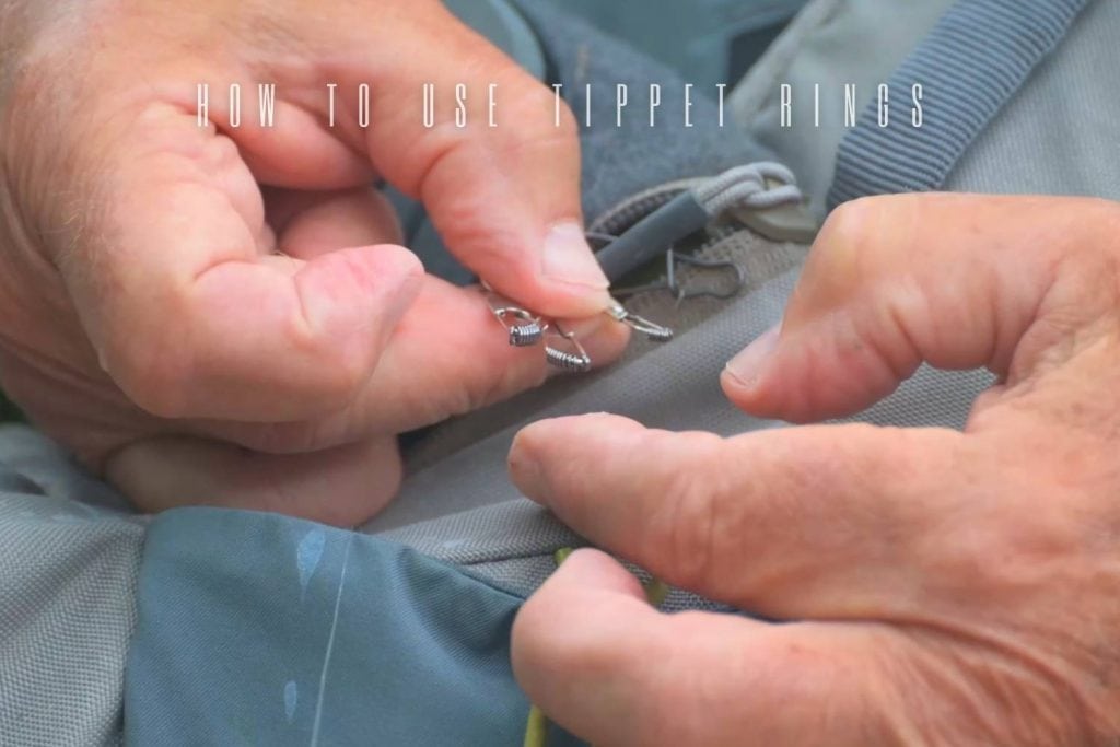 how to use tippet rings