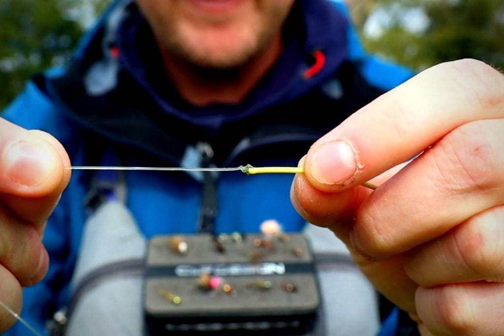 How do you tie a tapered leader