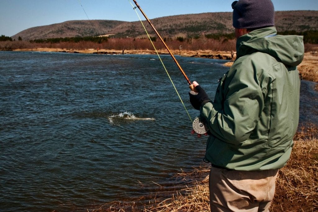 How long will it take to catch a salmon fly fishing