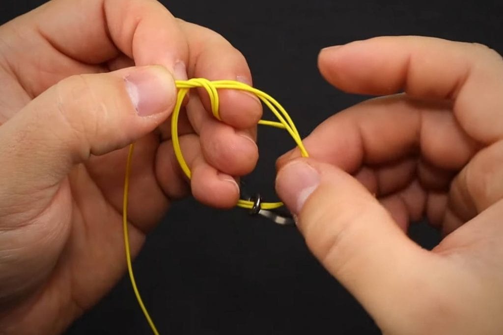 how to tie a double palomar knot