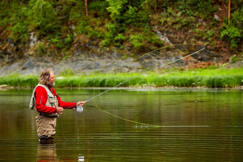 How do you know what weight fly rod you are holding