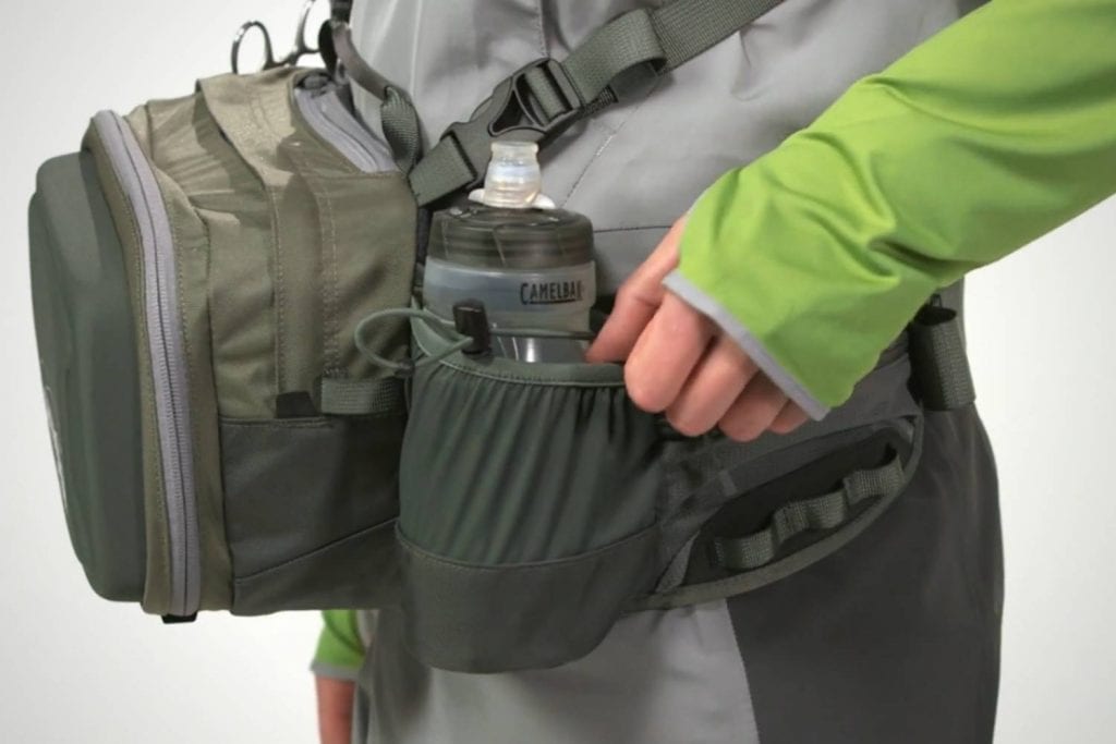 What are the drawback of a hip/sling pack