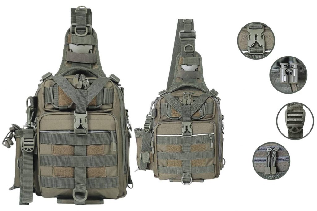 BLISSWILL Fishing Sling Pack