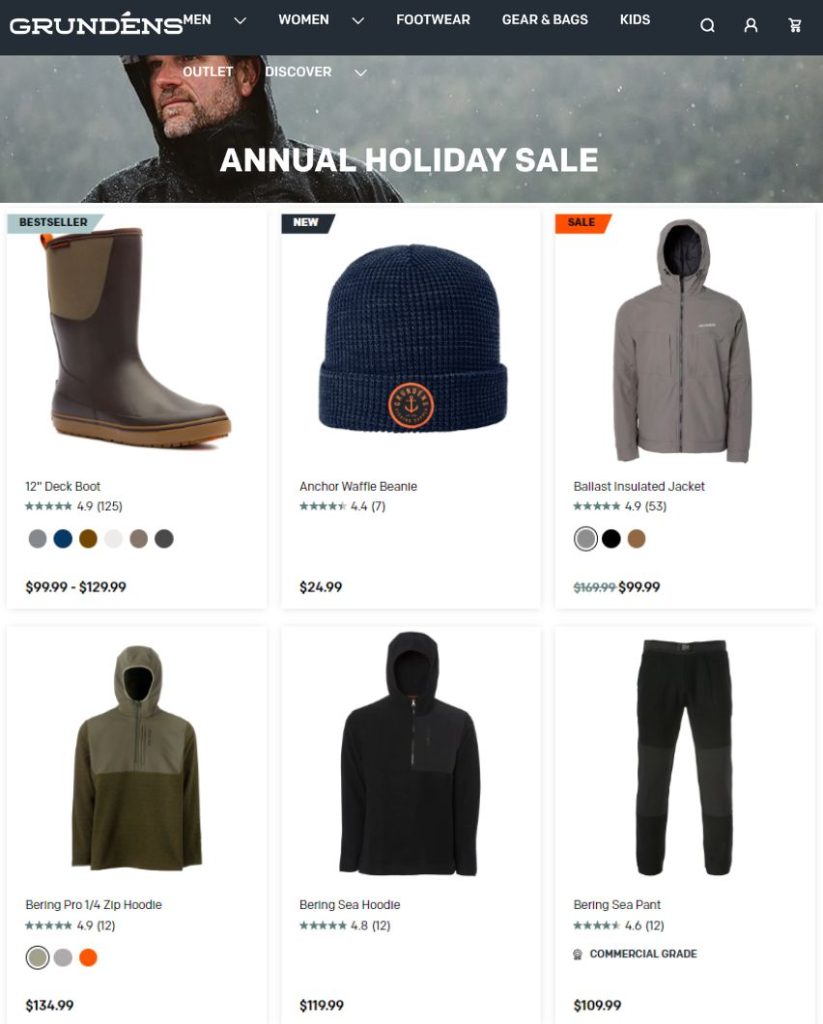 Grundens Black Friday Sale