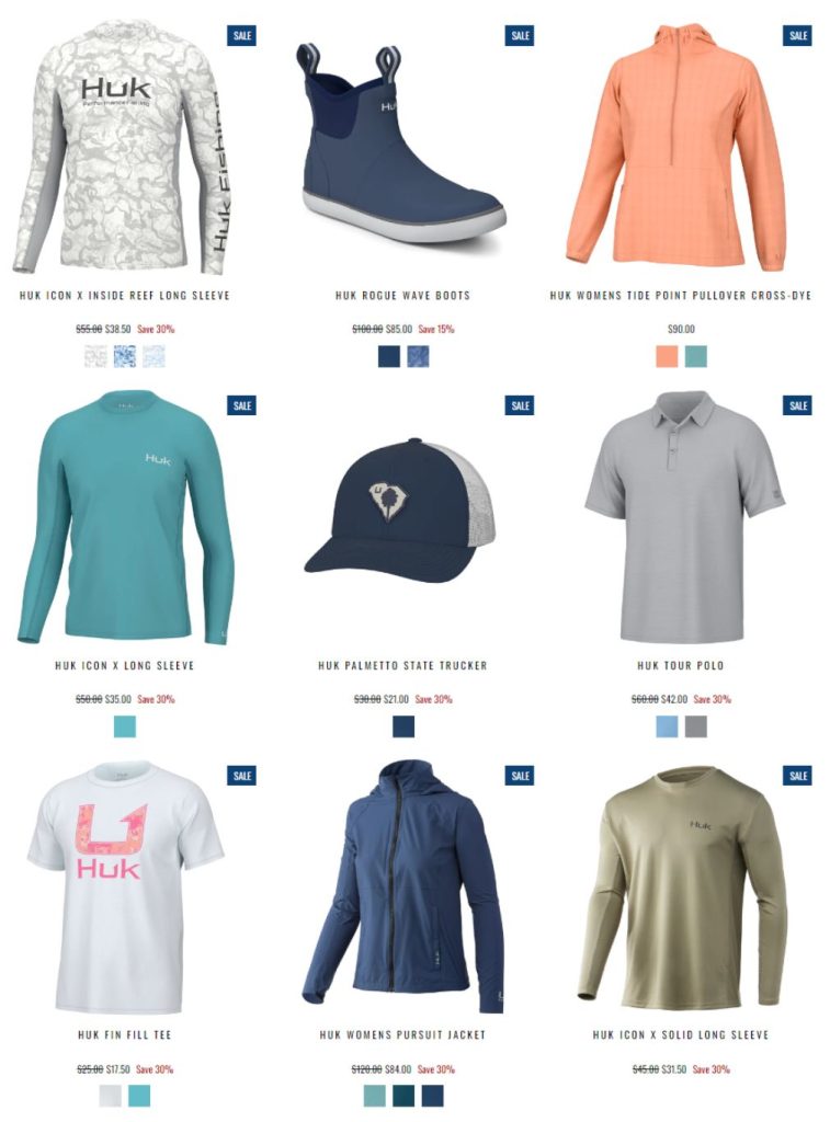 HUK Apparel Black Friday Sale