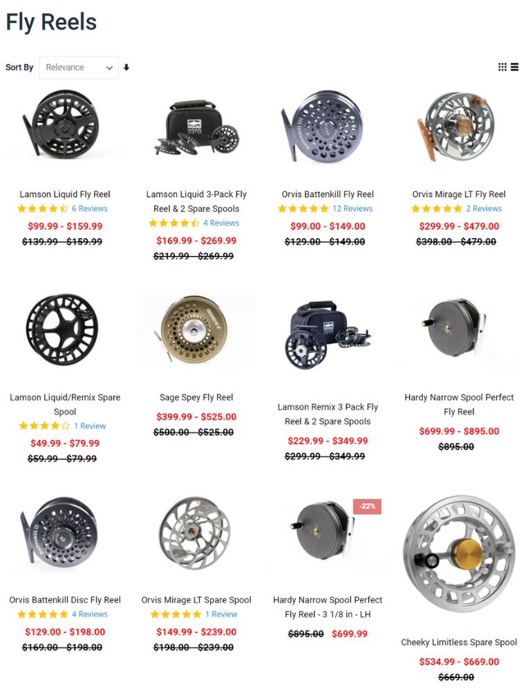 Trident Fly Fishing Reels Black Friday Sale